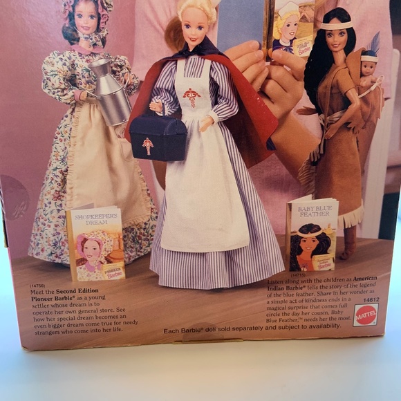 Vintage 1995 Civil War Nurse Barbie American Stories Collection Barbie Sealed - Picture 13 of 13